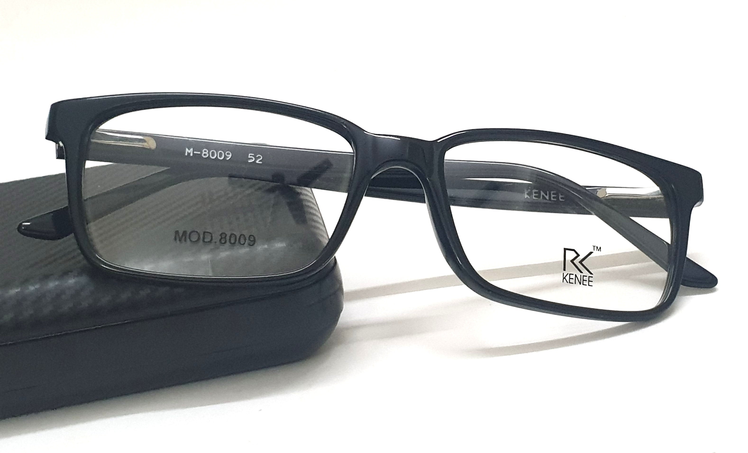 RK KENEE Rectangle Spectacle MOD 8009 Black