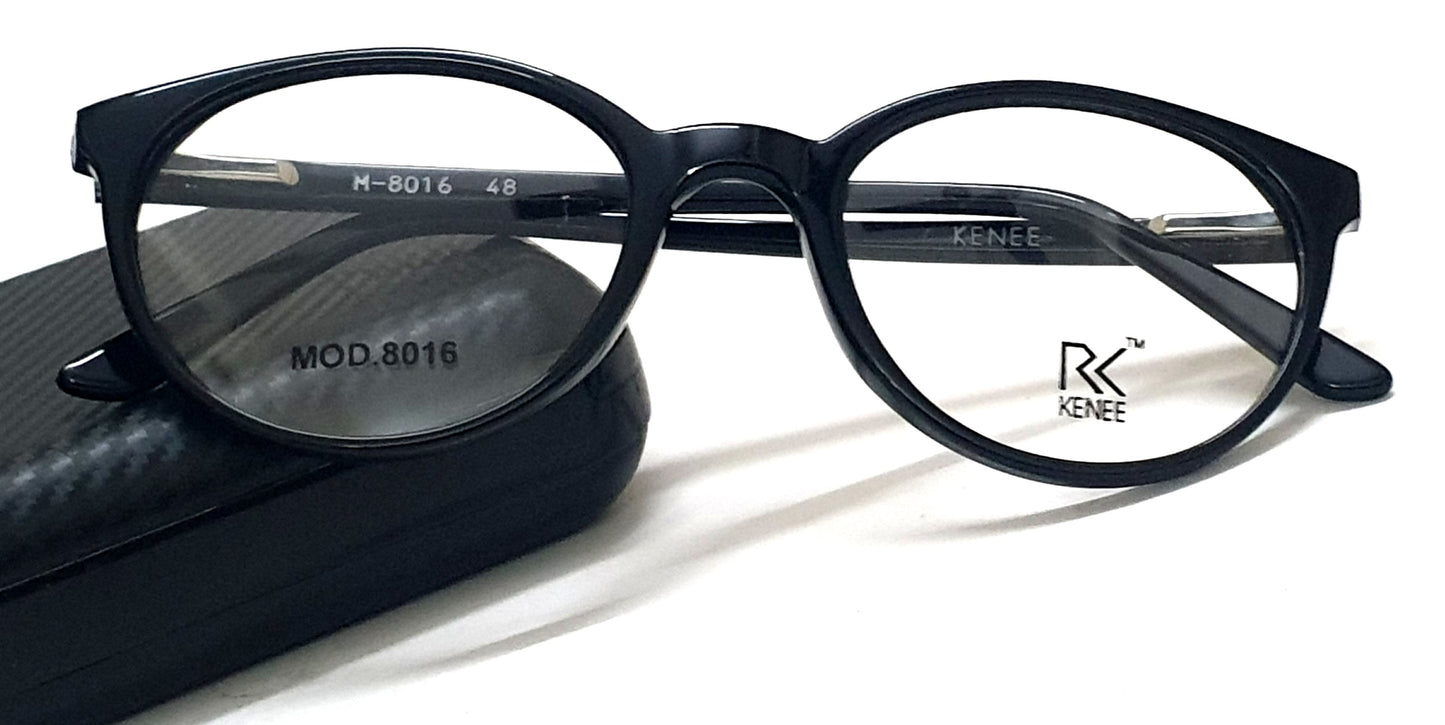 Round Eyeglasses RK KENEE MOD 8016 Black