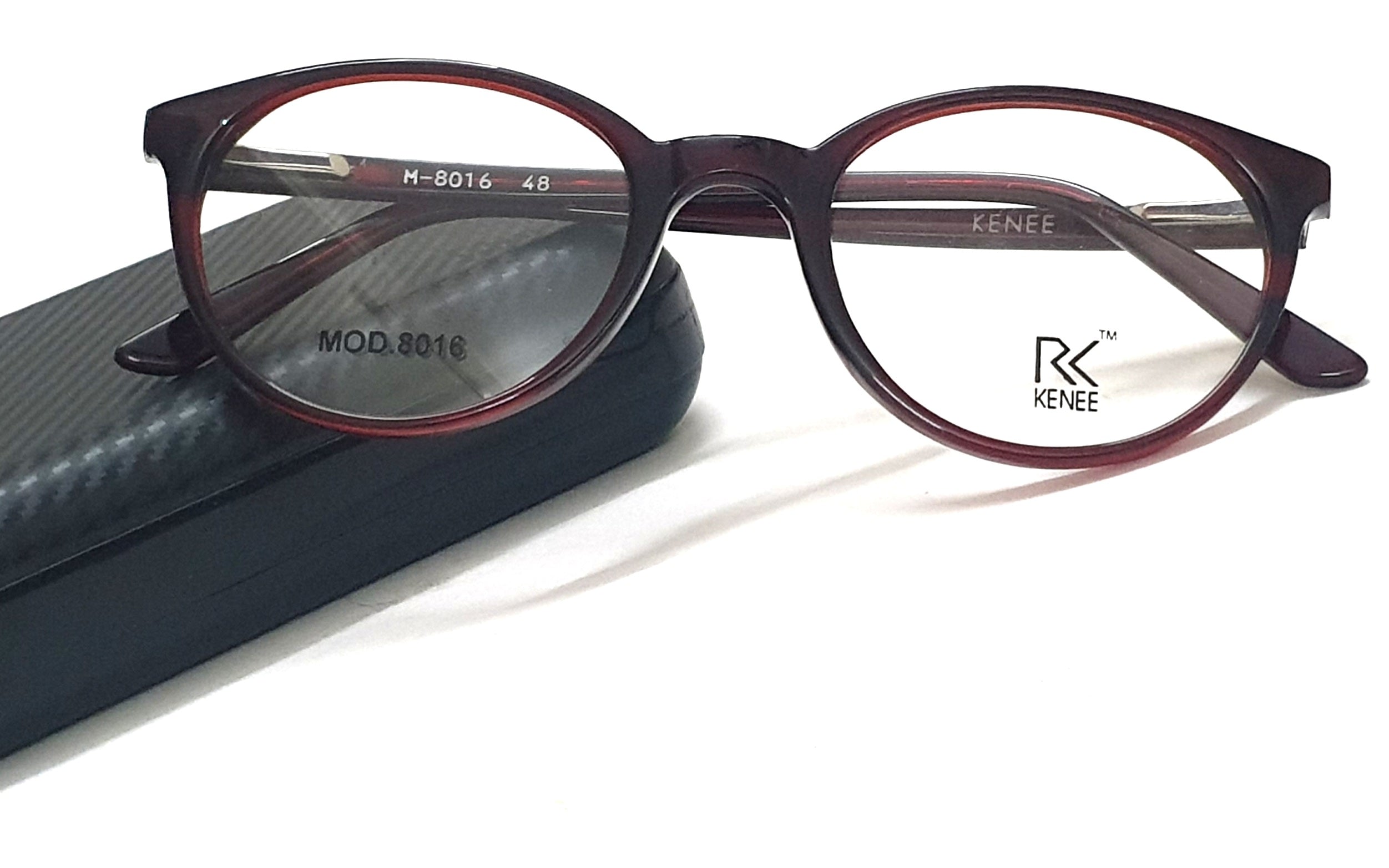 Round Eyeglasses RK KENEE MOD 8016 Brown