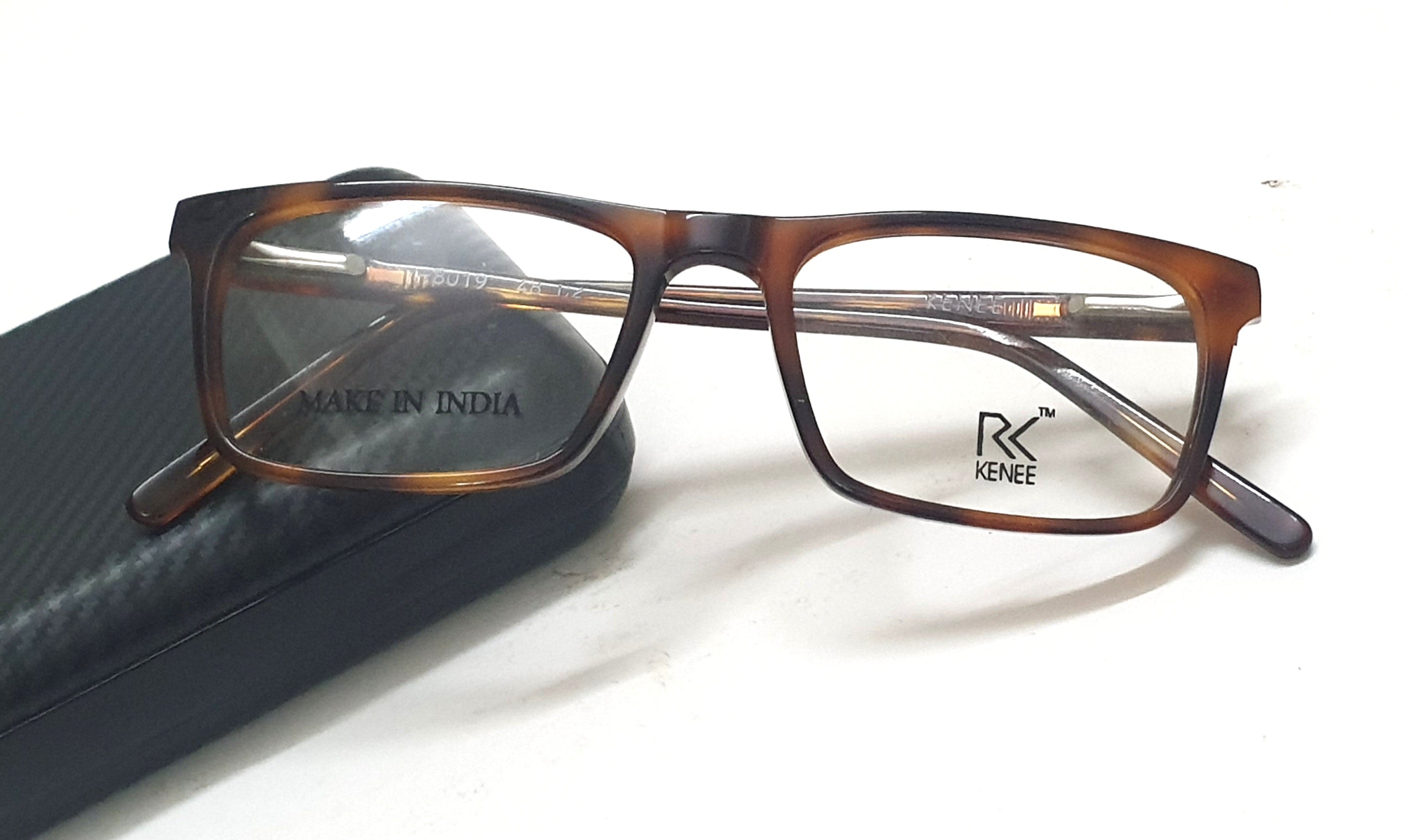 Rectangle Eyeglasses RK KENEE MOD 8019 DA Brown