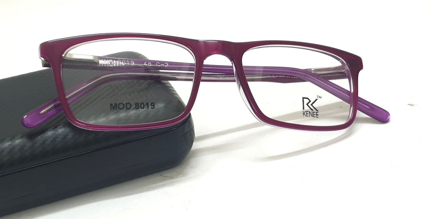 Rectangle Eyeglasses RK KENEE MOD 8019 Pink