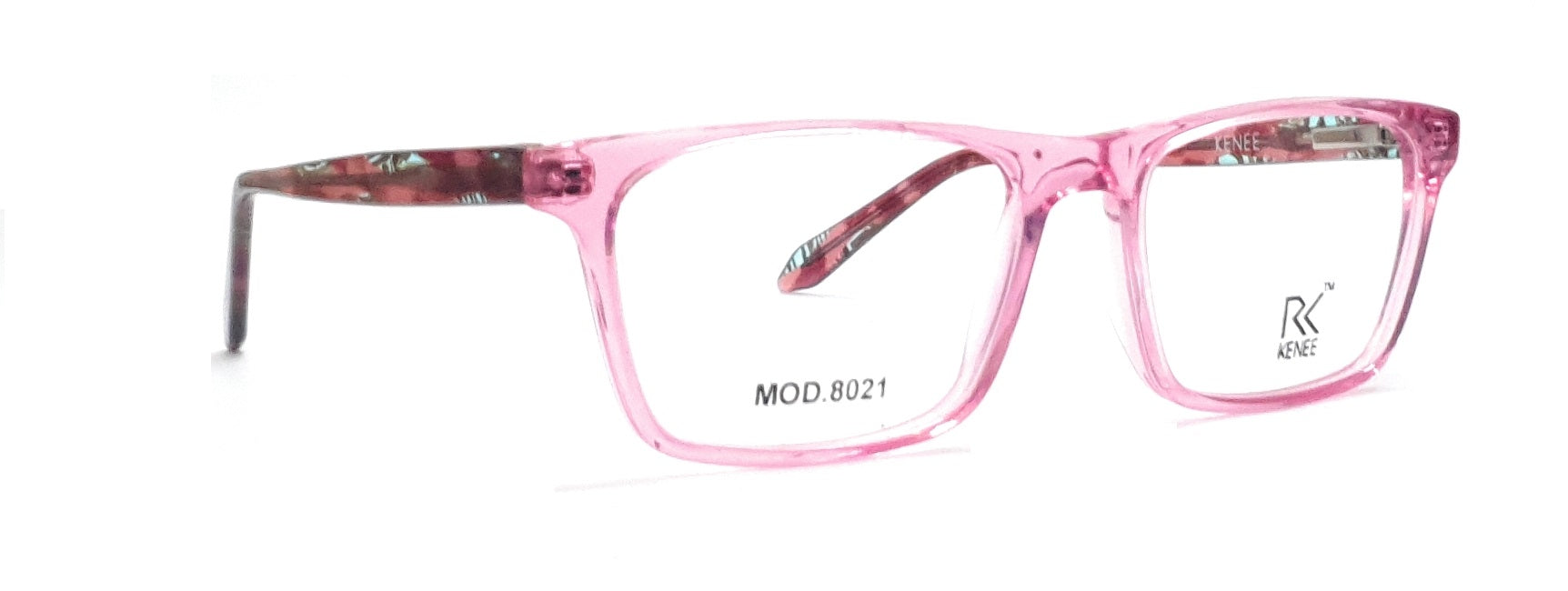 Rectangle eyeglasses for kids RK Kenee Mod 8021 pink