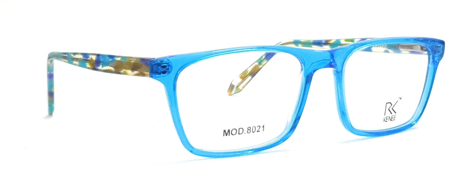 Rectangle Eyeglasses for Kids RK KENEE MOD 8021 Sky Blue