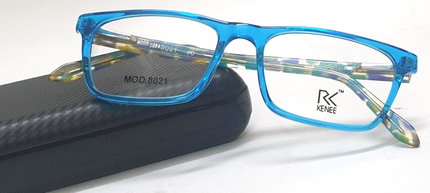 Rectangle Eyeglasses for Kids RK KENEE MOD 8021 Sky Blue