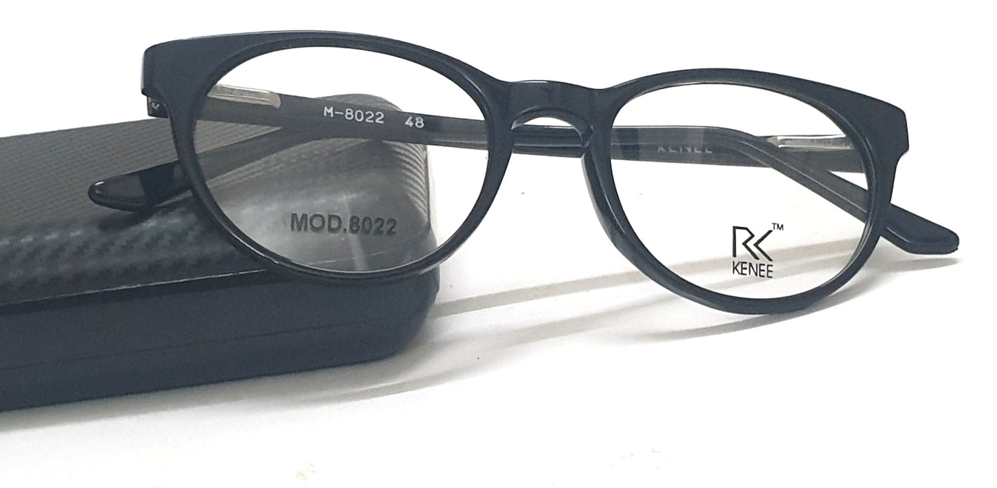 Round Shape Eyeglasses for Kids RK KENEE MOD 8022 Black