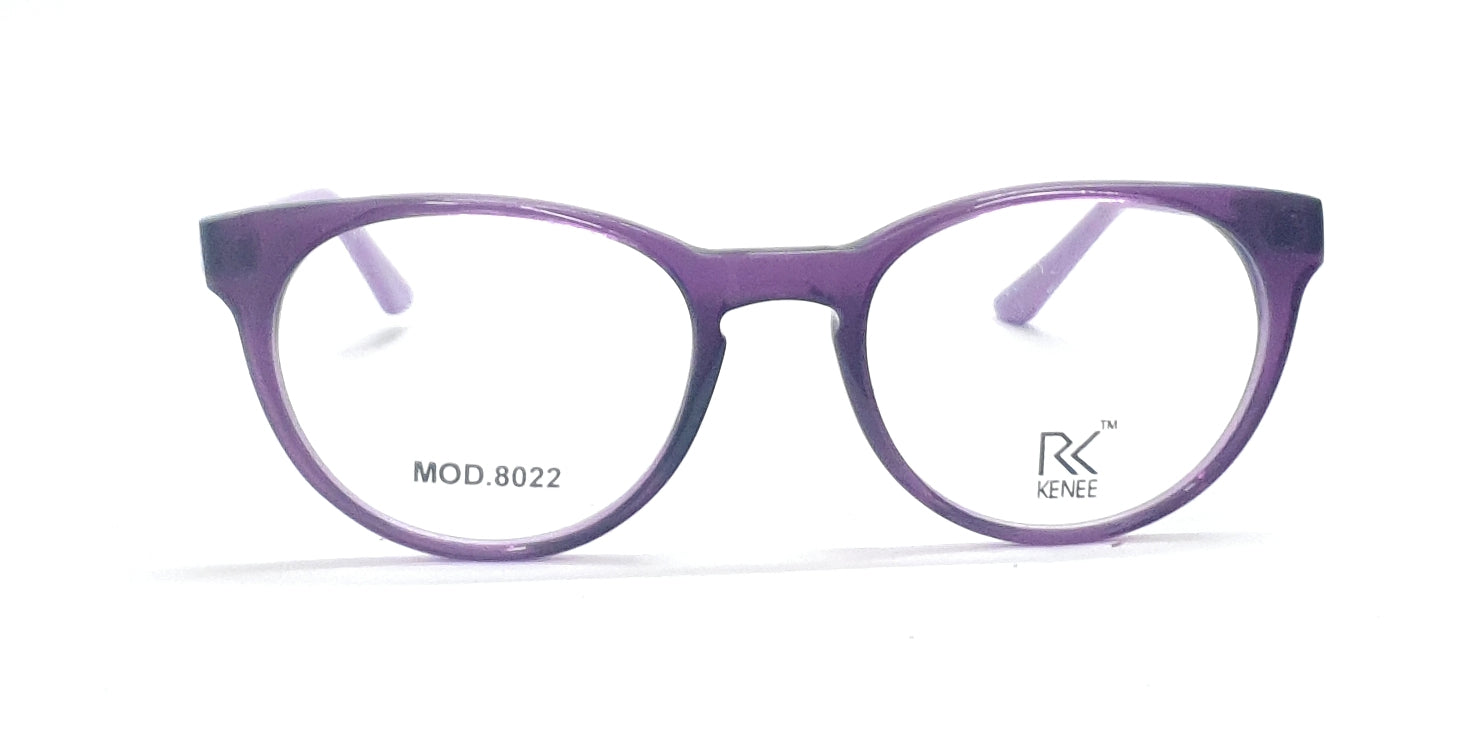 Round Shape Eyeglasses for Kids RK KENEE MOD 8022 Light Purple