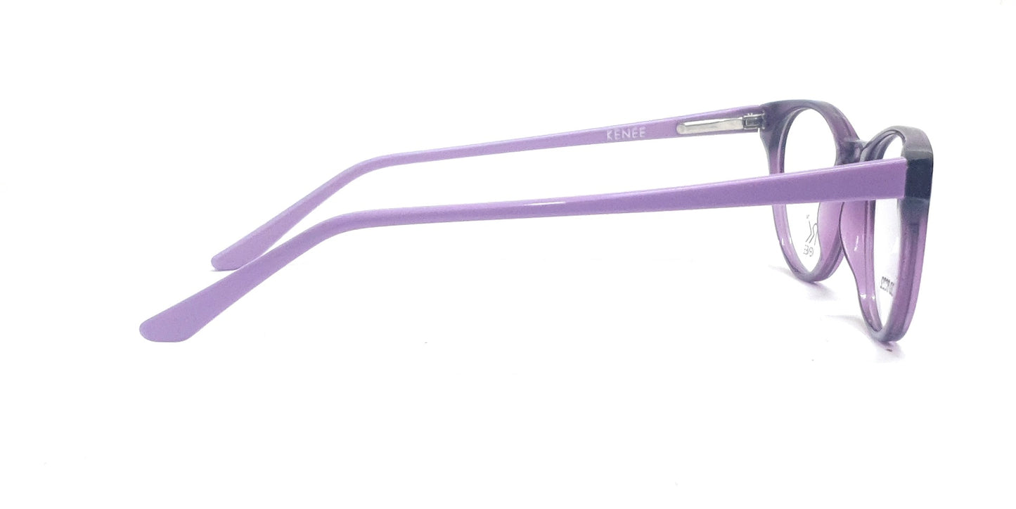 Round Shape Eyeglasses for Kids RK KENEE MOD 8022 Light Purple