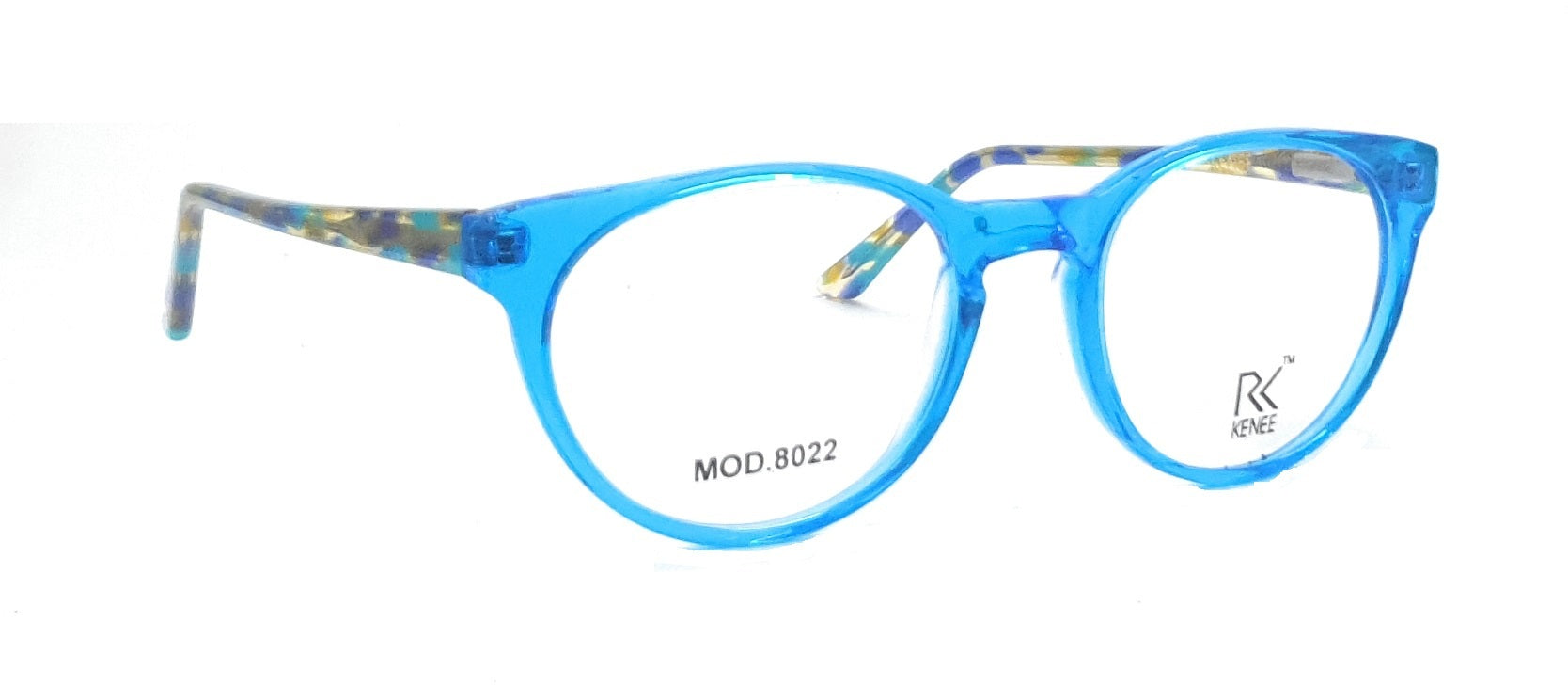 Round Shape Eyeglasses for Kids RK KENEE MOD 8022 Sky Blue