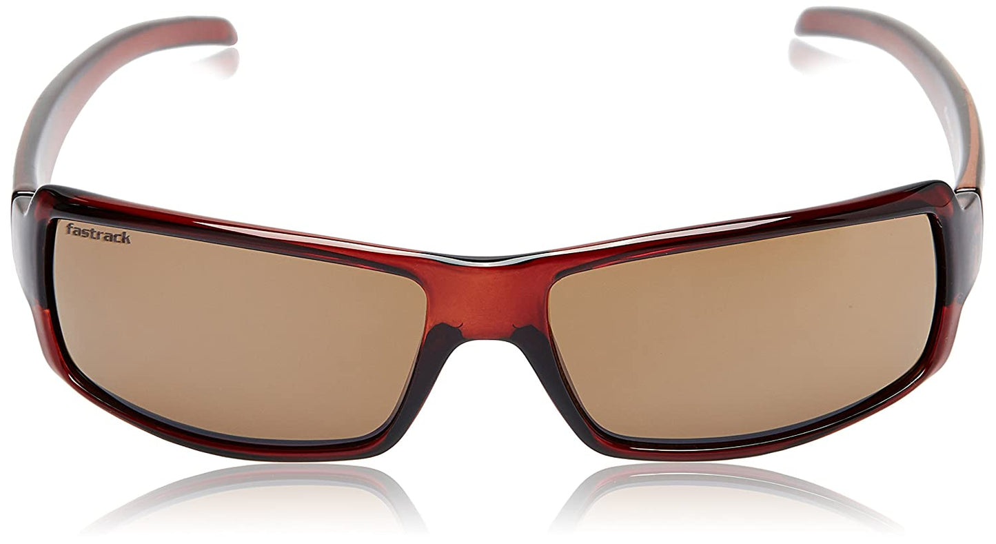 Fastrack Brown Wrap Uniex Sunglasses P040BR2
