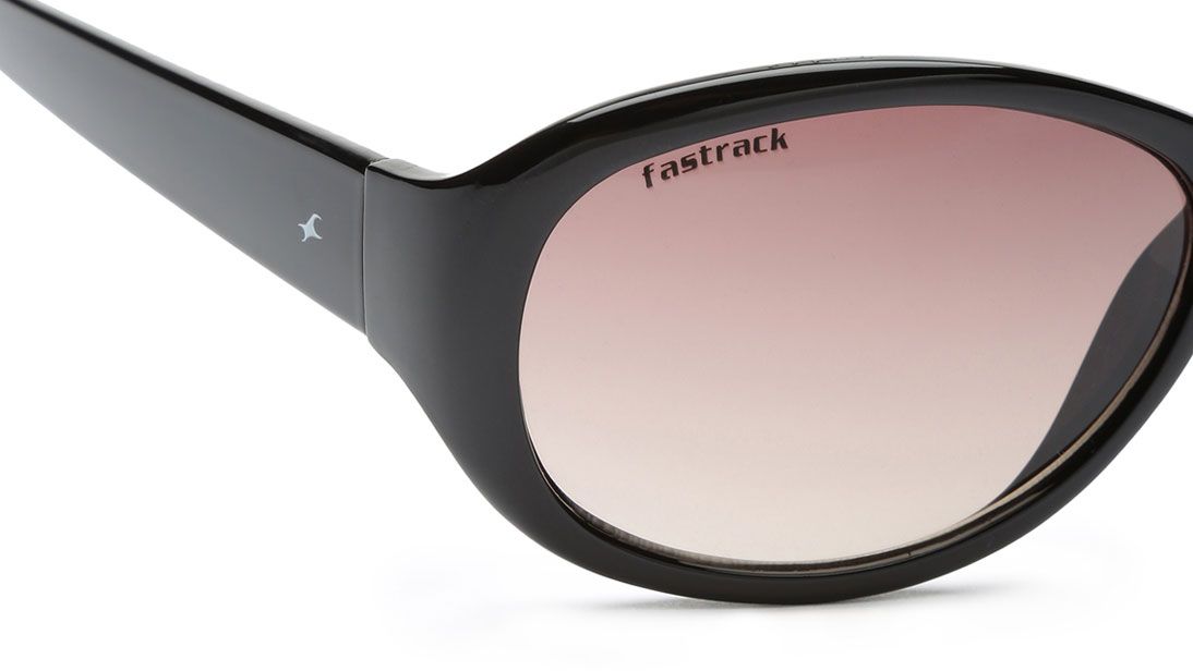Fastrack Black Oval Women Sunglasses P188BR1F