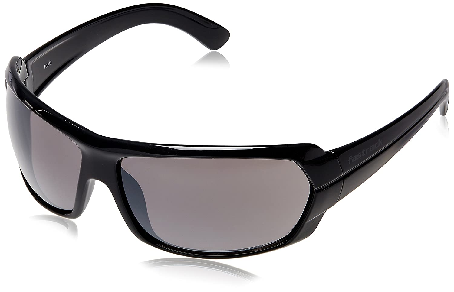 Fastrack Black Wraparound Sunglasses P190BK1