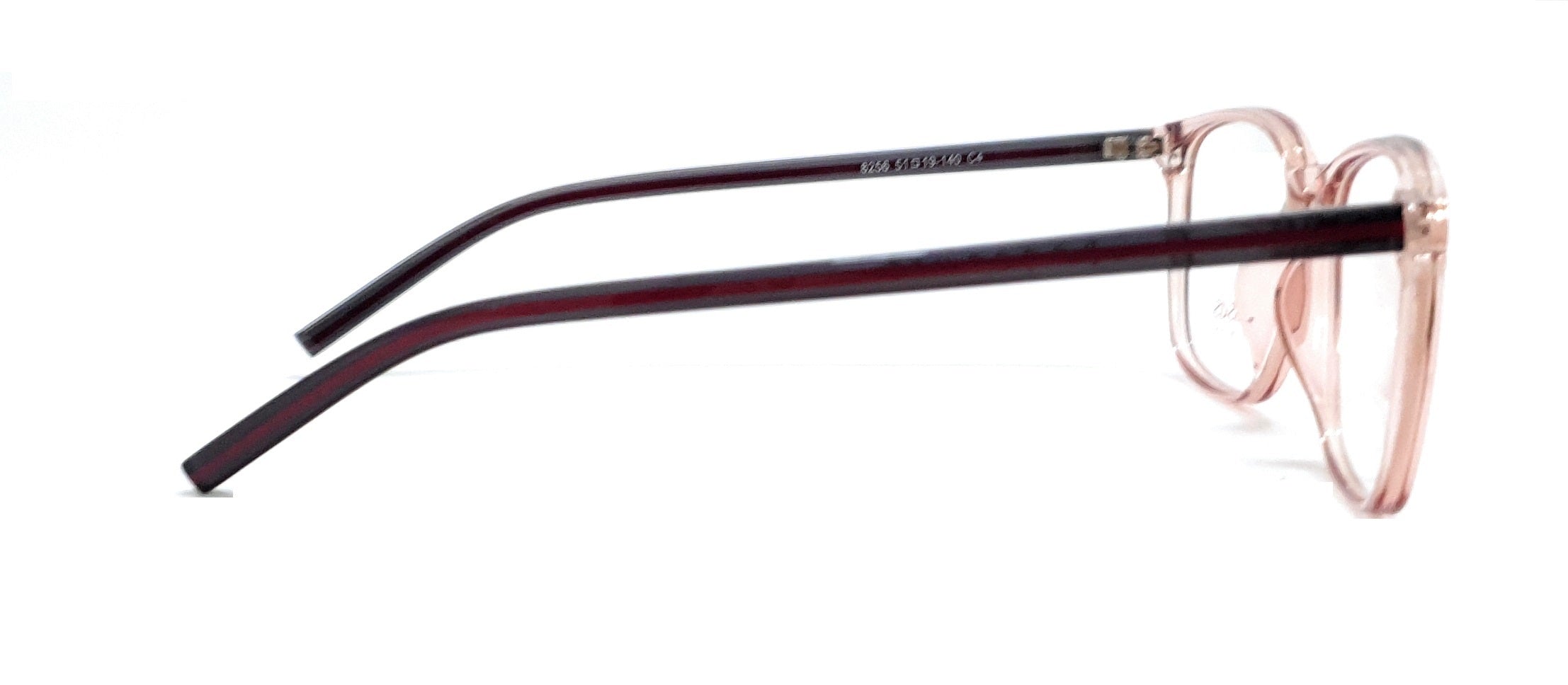 Brown transparent eyeglasses