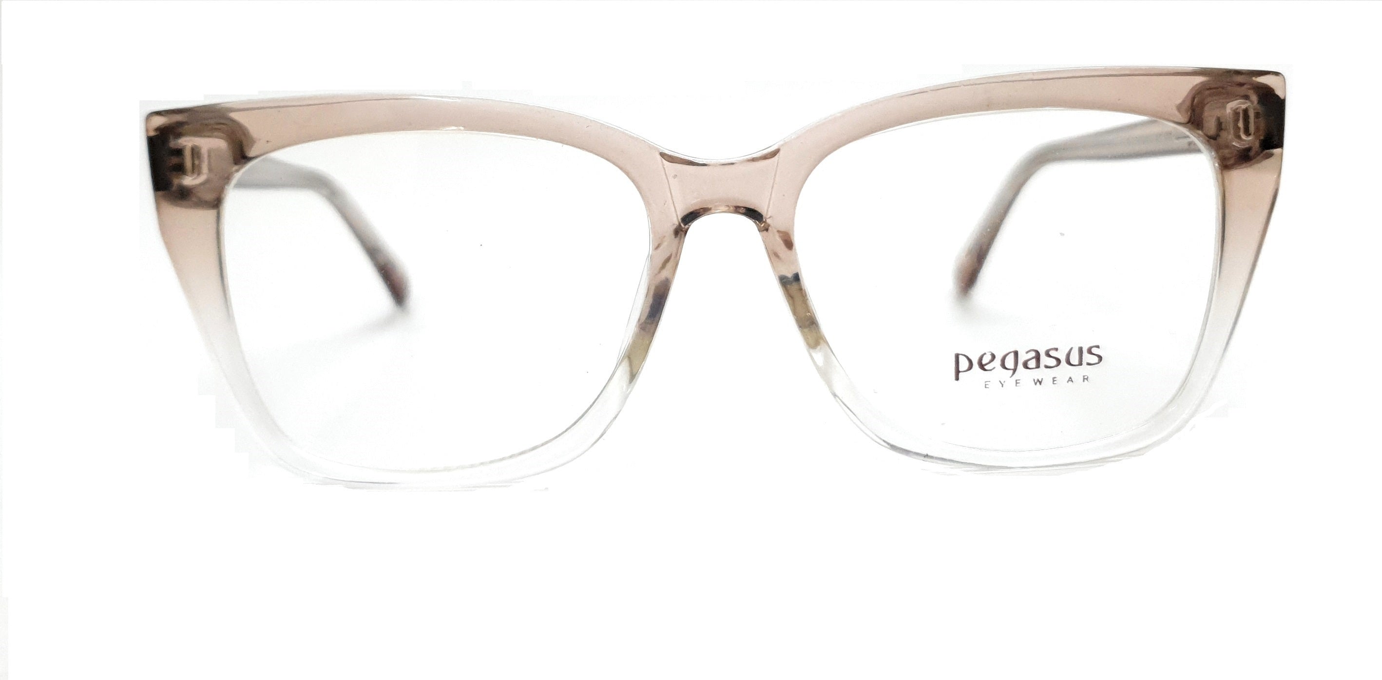 Gradual brown spectacle glasses