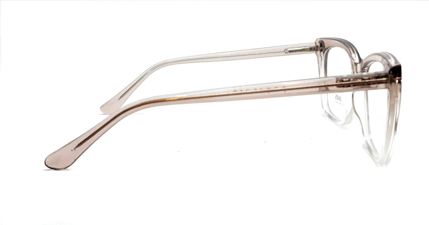 Pegasus Retro Eyeglasses Spectacle LH6003 with Power ANTI-GLARE-Reflective Glasses Gradual Brown PE-025