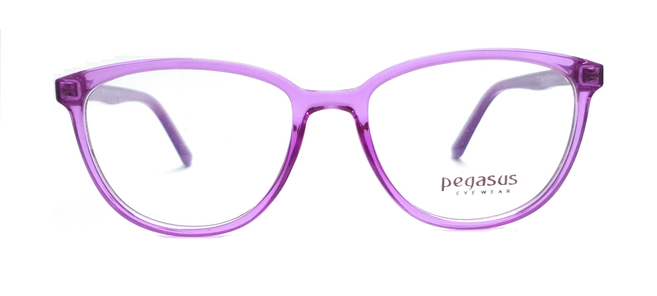 Pegasus Fashionable Eyeglasses Spectacle 1007 with Power ANTI-GLARE-Reflective Glasses Purple PE-055