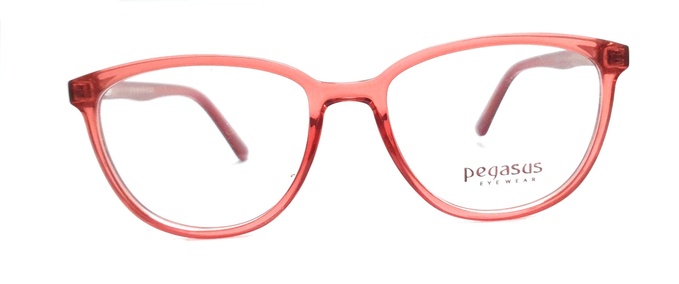 Pegasus Fashionable Eyeglasses Spectacle 1007 with Power ANTI-GLARE-Reflective Glasses Red PE-054