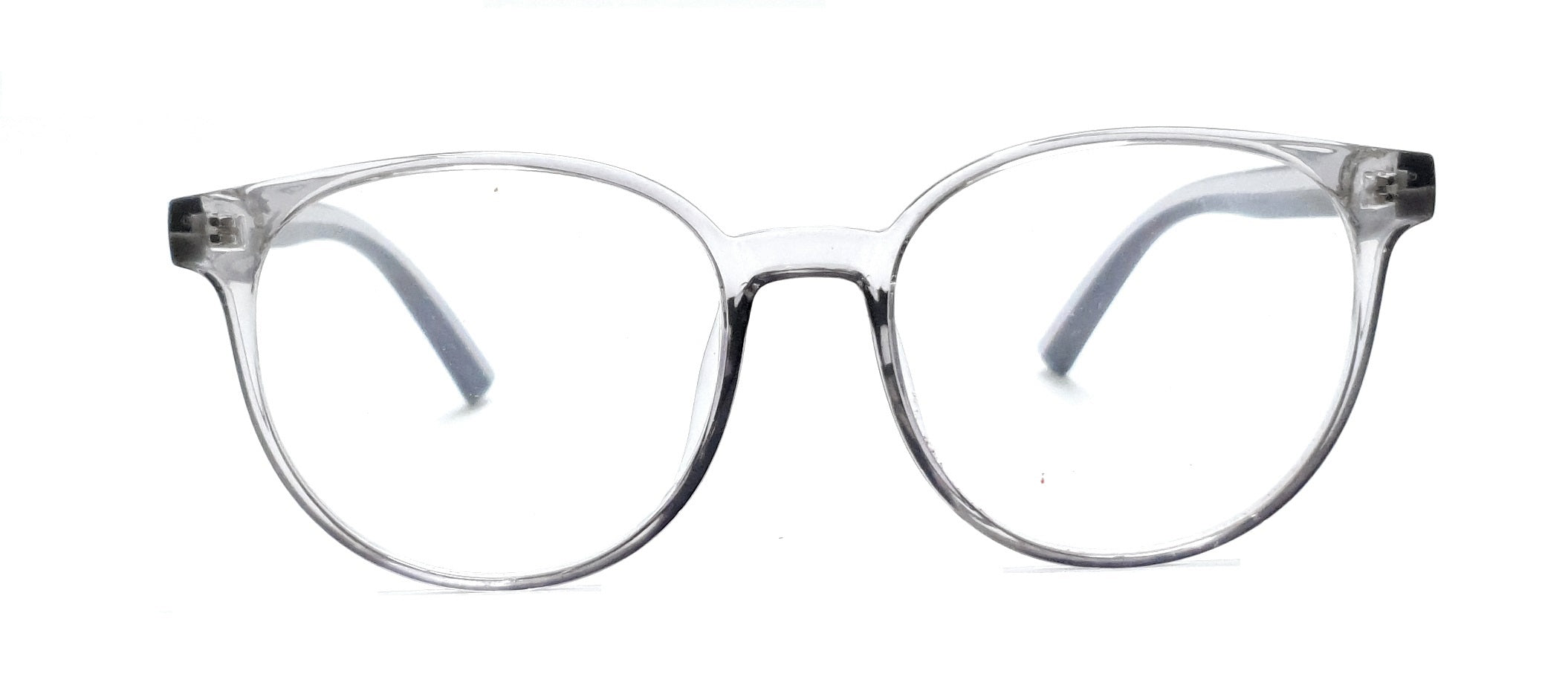 Grey transparent spectacle glasses