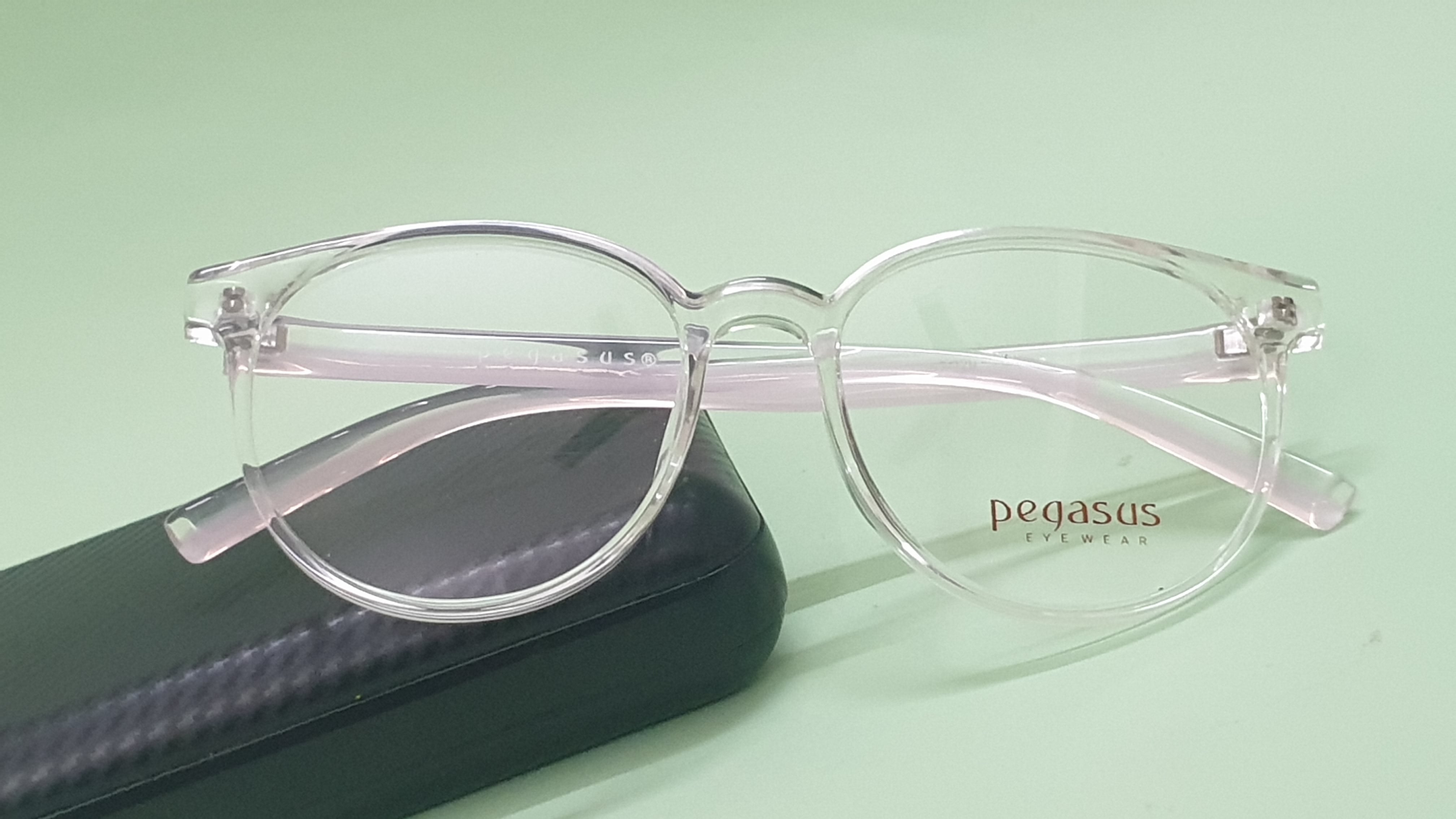 White transparent spectacle glasses