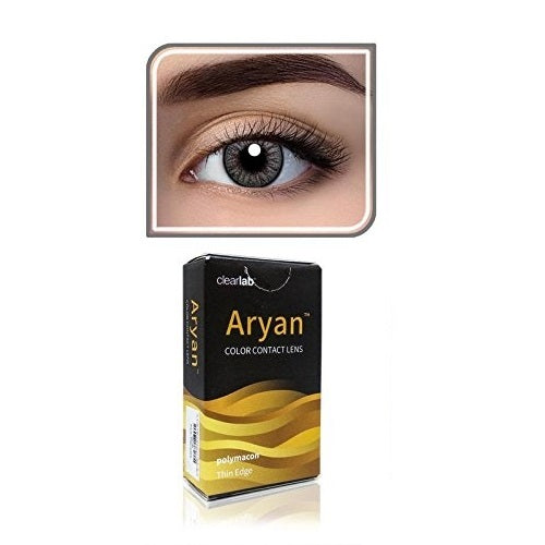 Aryan Color Contact Lenses 3months Disposable Satin Gray