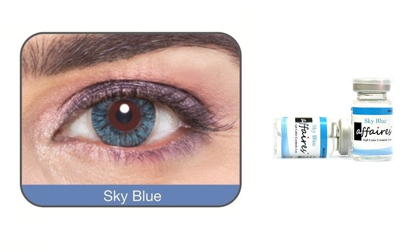 Affaires Sky Blue Contact Lenses