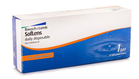 Bausch & lomb Soflens one day astigmatism toric lenses (30 lenses in a box)