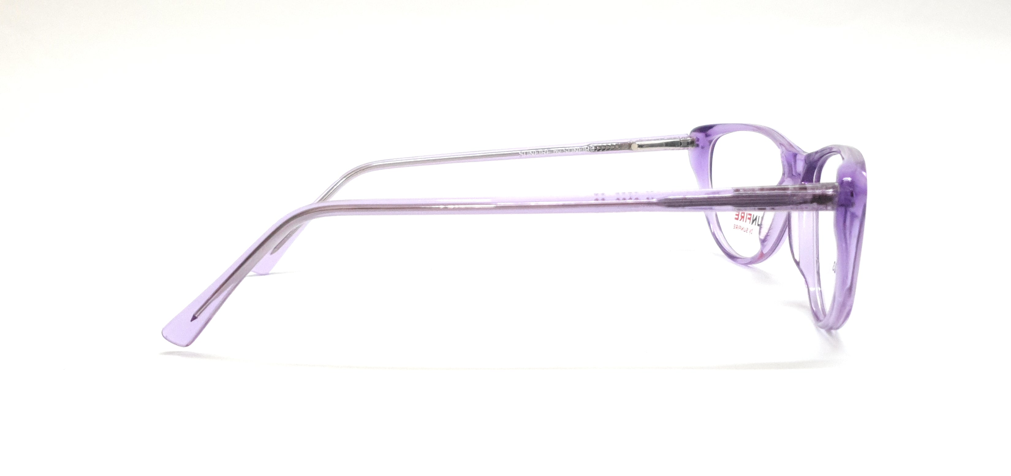 CatEye Eyeglasses Spectacle M2003 with Power ANTI-GLARE-Reflective Glasses Purple VS-019