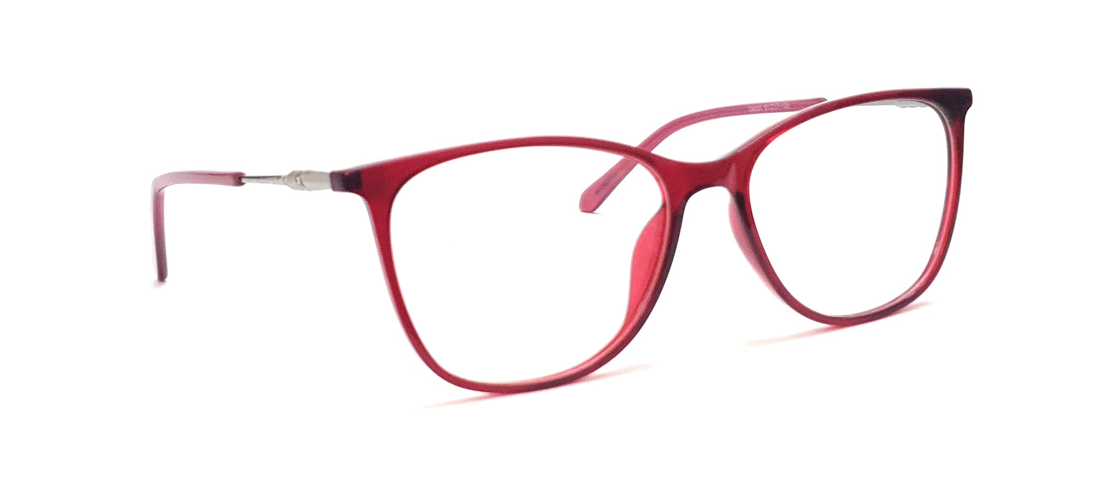 Trendy Eyeglasses Spectacle TN-001 with Power ANTI-GLARE-Reflective Glasses Red VS-017