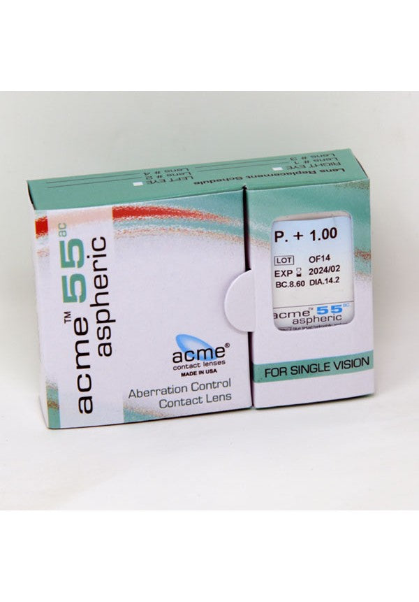 ACME 55 ASPHERIC Monthly Contact Lenses ( 4pcs in Pack )