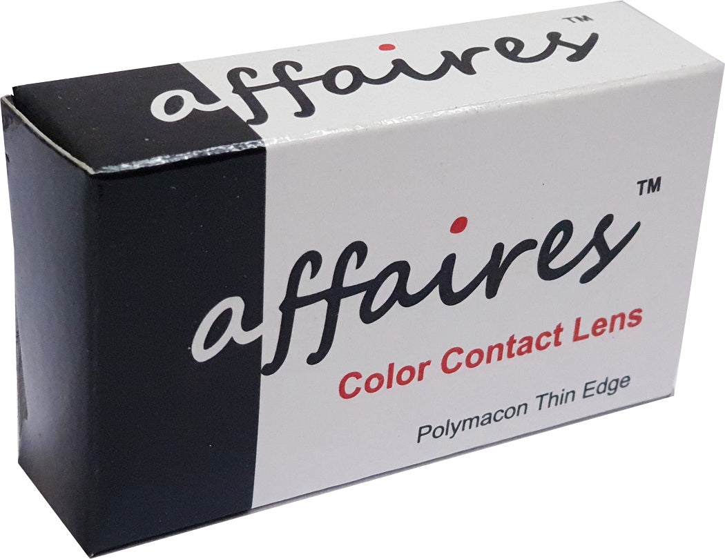 Affaires Quarterly Color Contact Lens Satin Gray