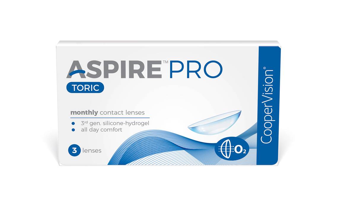 Aspire Pro Torics Monthly Disposable Contact Lenses CooperVision ( 3pcs in a Box )