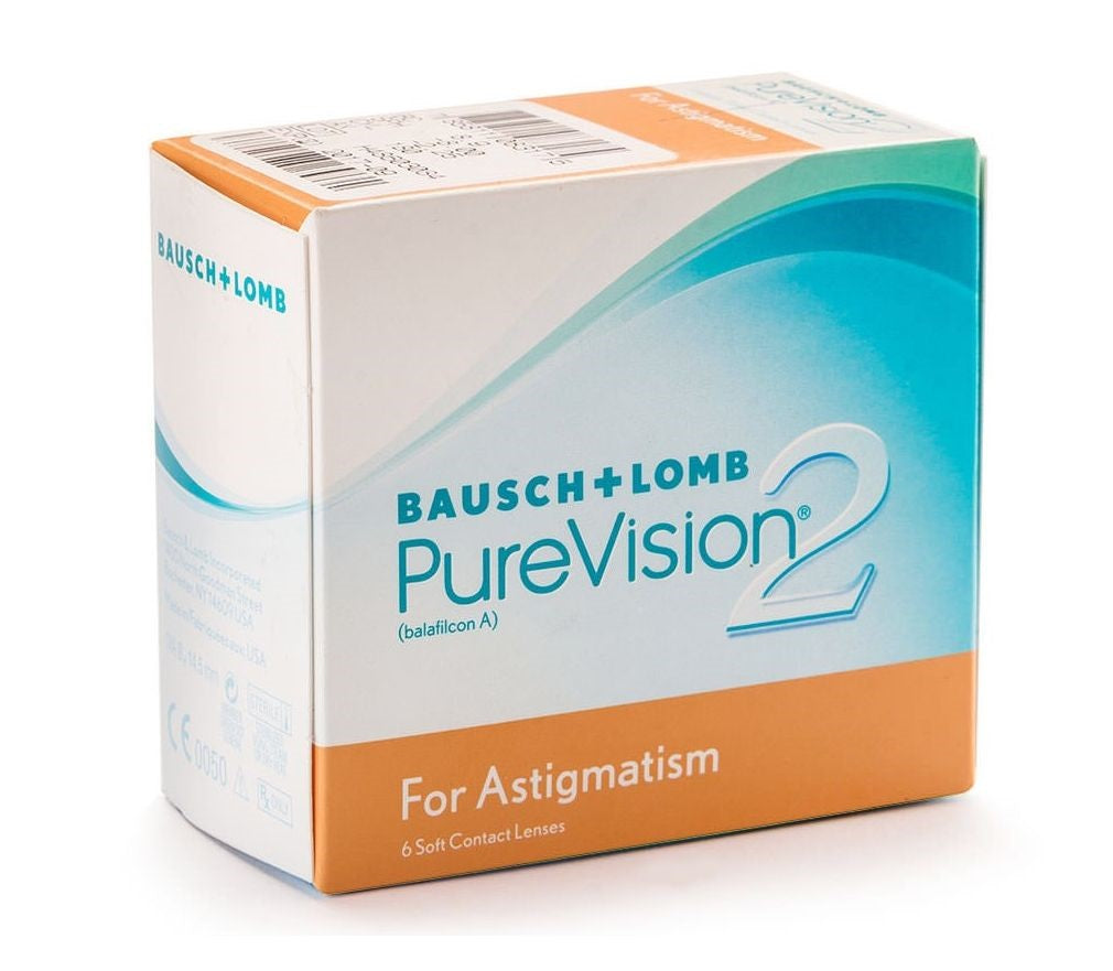 Bausch & Lomb Purevision 2 Astigmatism Toric HD (6 Lens Per Box)